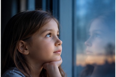 A child gazing toward the future — the continuity HCA seeks to protect